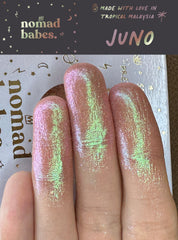 Juno Series 1.20 Duo chrome Eyeshadow Makeup Chameleon Nomad Babes